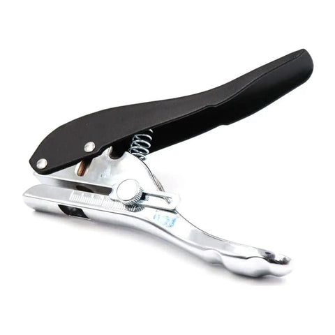 Heavy Duty Hole Punch Set Five Sixteenth Inch Eight Millimeter With Countersink Drill, sleek steel tool for paper and card punch.