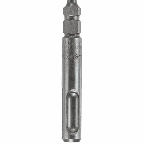 SDS-Plus Bulldog Hex Drive Rotary Hammer Bits, 25-Piece Set, 5/32 X 6.5 In, close-up of single bit showing hex drive and metal finish.