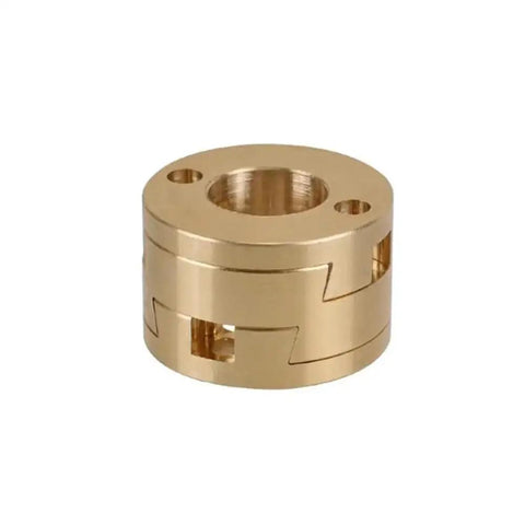 Upgrade Your 3D Printer With This Smooth Oldham Coupling Shaft Adapter That Nails Z-Axis Accuracy And Slashes Vibes While Fitting Ender3 CR10 Voron Systems Perfectly For Serious Creators, brass Oldham coupling