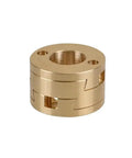 Upgrade Your 3D Printing Vibe With This Sweet Oldham Coupling For Ender3 And Voron Z Axles Smooth T8 Fit Reduces Vibration Locks Down Securely brass Oldham coupling for T8 3D printer Z axis