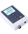 LCD Water Flow Meter With Quantitative Controller And G3 8 Inch Fuel Oil Gas Diesel Milk Flow Sensor with display panel view.
