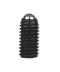 304 Stainless Steel Spring Ball Plunger Set Screw Hex Socket Grub Point Fastener Bolt M3 To M24 Range Zero Slop Lockjaw Design Dead Tight Corrosion Resistant Hardware For Tools And Machines 5PCS black ball plunger screw with hex socket design.