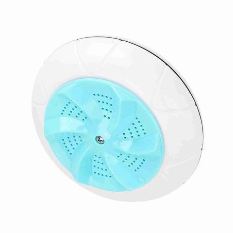 Portable Mini Washing Machine Turbo Wash Usb Powered Travel Laundry Compact Cleaner Gentle Fabric Care Dual Turbine Tech Lightweight back view