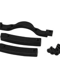 Black metal components from Beefed-Up All Metal Front Planetary Transmission With Prefixal Gearbox And Hardened Steel Drive Shaft For 1/10 RC Crawler Fits Axial SCX10 And SCX10 II 90046 Upgrade Part