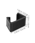 Outdoor Furniture Clips Set, 4 Pcs Chair Connector Clips For Sectional Couches Sofas Beds, And Patio Furniture, black anti-slip clip