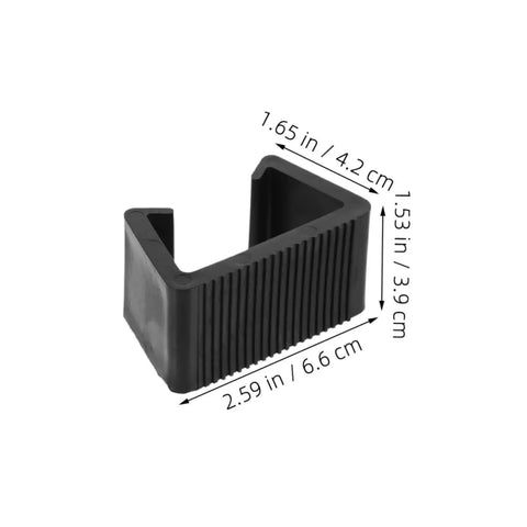 Outdoor Furniture Clips Set, 4 Pcs Chair Connector Clips For Sectional Couches Sofas Beds, And Patio Furniture, black anti-slip clip