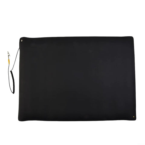 Noteflora anti-static ESD grounding mat kit with ground wire, black, 27.6 x 19.7 in