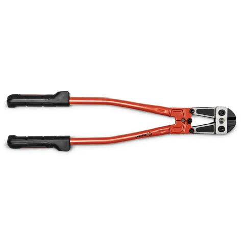 24-Inch High Leverage Compound Bolt Cutter With Stabilizer Handles, Center-Cut Jaws, Beefy All-Purpose Metal Cutter For Soft To Hard Metals