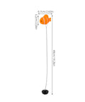 Fish Bathtub Drain Stopper with Chain Rubber for Shower Drains, orange fish design, 6.7cm x 5.2cm size, 49cm chain length.