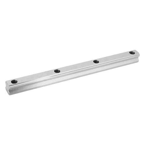 Heavy-Duty 200mm Linear Guide Rail For Precision Motion Systems, Industrial Linear Slide Rail Built Tough For Construction Machinery, Printing Machines, Robots, Tools And Aerospace. Aluminum rail with mounting holes