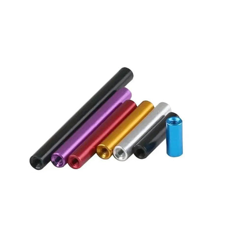 10 Piece Anodized Aluminum Standoff Spacer Kit In M2 And M2.5 Sizes With 6mm Threading For Drones And 3D Printers colorful selection