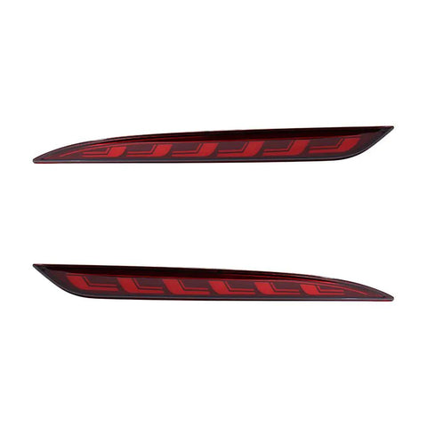 Straight Up High Output Rear Bumper Lights For Tesla Model 3 2017 To 2022 Plug And Play Flashing Turn Signal Brake Run Drl Wiring Harness Kit Set Of Two simple design and sleek housing.