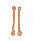Premium Leather Spur Straps For Horse Riding, Adjustable Retro Western Style With Six Holes, Built To Last Aluminum Buckles, 2 Pack