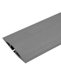Floor Cord Management Kit With Corduct Cord Protector Wire Organizer and Hider Rubber Cable Cover Concealer Gray Five Feet Long Model CDG5