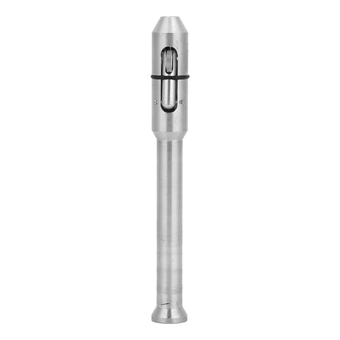 Handheld Welding Wire Pen For 0.3 To 3 mm Filler Wire, Alloy Construction With Manual Feed, shown in silver finish for metalwork.