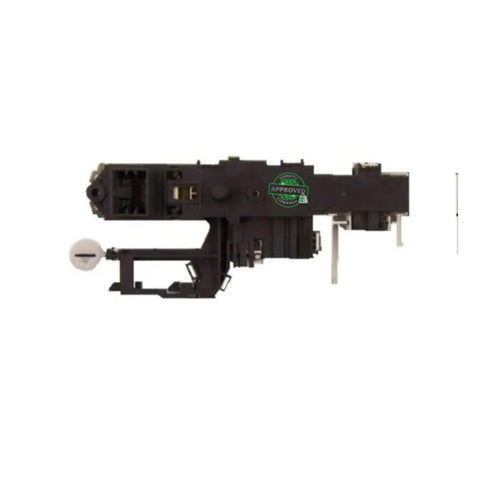 Side view of Washer Door Lock Latch Kit CKD035654X Easy Install Replacement Compatible With Amana Kenmore Maytag And Whirlpool OEM18035654 AP6011883 PS11745083 Old Numbers Quick Fix For Stuck Or Loose Door.
