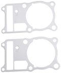 Built Tough Motorcycle Cylinder Generator Clutch Cover Gasket Kit For Honda XRV750 Models 1991 2000, white gasket set.