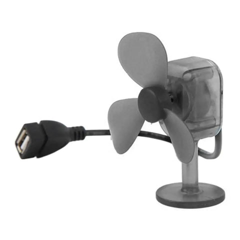 5W USB Mini Portable Wind Power Generator Charger for camping and hiking shown with fan blades and USB connector