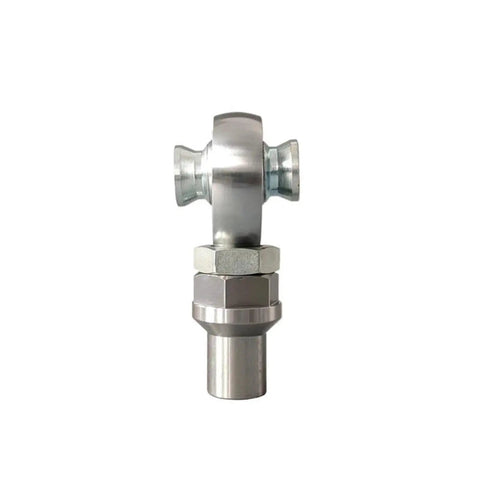 7/8 Inch M14 Heim Joint Rod End Ball Bearing for Custom Car Swaps and Hot Rod Fixes, heavy duty steel with hex bung nut.