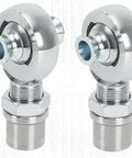 Knockout Beefy Heim Joint Rod End Kit Machined From Top Shelf Heat Treated Chromoly Steel featuring four polished rod ends with zinc coated bungs.