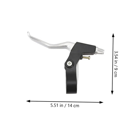 Side view of Beefy Aluminum Alloy Bicycle Brake Levers For Mountain And Road Bikes Universal Fit One Pair With 22.2 mm clamp