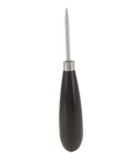 Racquet Stringing Straight Awl For Badminton And Tennis Rackets With Wooden Handle And Stainless Steel Tip Comfortable Grip Portable Hand Tool For Wire Threading And Safer More Precise Stringing black handle and steel tip