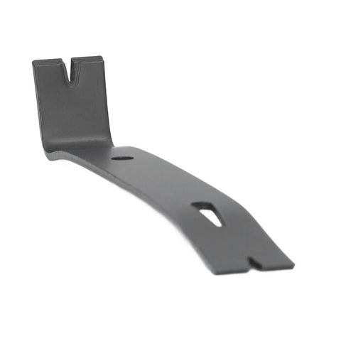 Carbon Steel Pry Bar With Nail Puller And Claw, Beefy Heavy Duty Demolition Tool for woodworking and household projects, side view