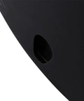 Close-up of Full Carbon Disc Wheel 700C Tubeless Road Rear Wheel Matte Finish 25mm Rim Shimano valve opening