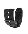 Black rubber strap of Geo Air Dive Watch With Bluetooth Smartphone Sync Through DiverLog App, large easy read display
