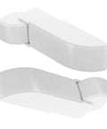 Two Pack Universal Freezer Door Hinges With Spring For Refrigerator Cooler Doors And Chest Freezer Flip Lids, white hinges
