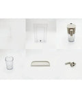 Nespresso Compatible Water Tank Cover Kit With Milk Tube And Milk Coaster Descaling Device Replacement Parts