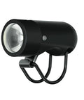 Black USB Rechargeable Bike Light With 250 Lumen Front Headlight Ride Ready Low Battery Indicator Side Visibility IP67