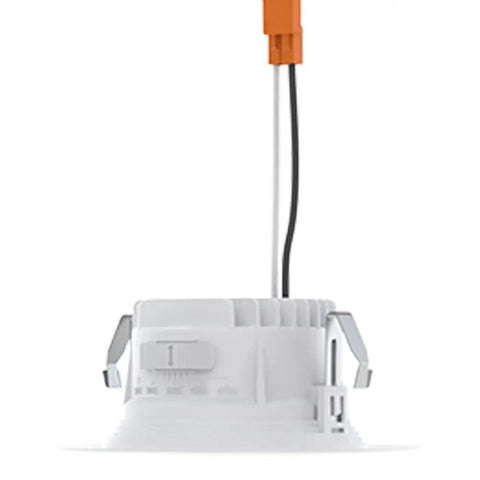 4 Inch Led Recessed Lighting With 5 In 1 Switchable Color And 625 Lumen Downlight Trim Kit Bringing That Cozy Matte White Baffle Ceiling Vibe For Super Easy Home Fixes