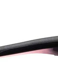 Side view of Agua Full Foot Snorkeling Fins With Self Adjusting Foot Pocket System, Pink, Size 39/40, showing fin blades.