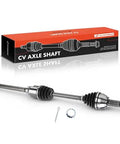 CV Axle Shaft Assembly Front Right Passenger Side for Nissan Altima 2013-2018 2.5L Sedan Drop In Replacement shown with box.
