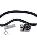 Thinking Process: timing belt tensioner kit for Land Prado Van A02G, black belt and metal pulleys