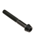 Titanium M5x35mm DIN 912 Bolts 6Al4V Grade 5 Black Tapered Head 8.5x5mm 0.8mm Pitch shown side view