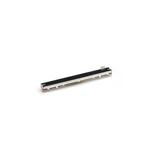 Five Pack Pro Grade 10K Linear Potentiometers Carbon Film Faders with 3 Pins Slide Potentiometers for Dimming and Tuning Perfect for DIY Audio Mixers 128mm Length 0.2 Ohm Tolerance product close-up
