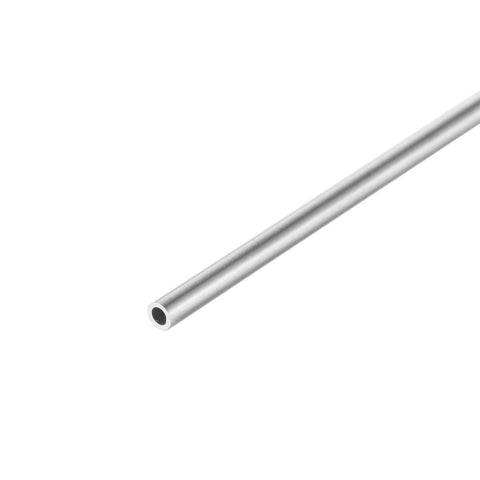 Round 304 stainless steel capillary tube, 6 x 4 mm OD x ID, 30 cm long, hollow end