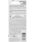 Back of Permatex Nickel Anti-Seize Lubricant .5 oz tube packaging with barcode.