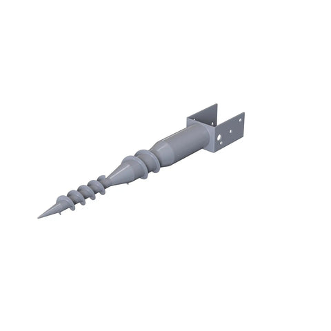 No Dig Ground Anchor Kit With 5 Lag Bolts And 20 Inch Rebar Galvanized Steel Easy Quick Install No Concrete Or Digging Needed