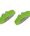 Two Pack Industrial Encoder Roller Wheels Rubber Wheel Wear-Resistant Non-Slip Polyurethane Synchronizer Wheel For Rotary Encoder Perimeter 200mm Hole Diameter 10mm, green rubber wheels