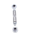 Two And A Half Inch Adjustable Tensioning Rod With Heim Joint Silver Alternator Bracket For Chevy Small Block And Big Block Engines SBC BBC 350 454 302 Center To Center Four Point Five To Six Inches Premium Stainless Steel Gearhead Favorite, stainless rod with heim joints
