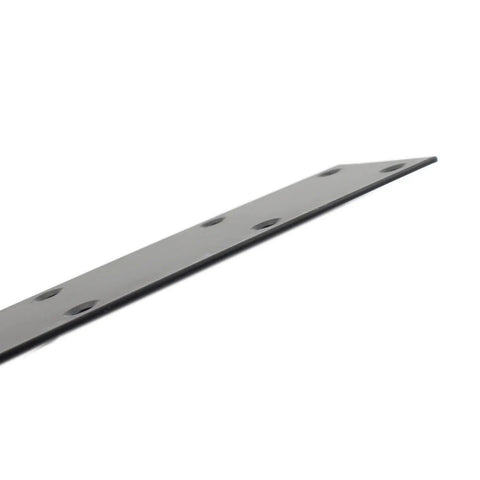 Hardcore Black Stainless Steel Straight Corner Braces With Quick Install Screws For Furniture Shelves And Cabinet Builds That Lock Tight And Keep Wood Square Without Any Sagging Or Extra Fuss Around Your Workbench