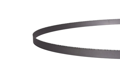 Rugged Pro Grade Band Saw Blade Set 44-7/8 Inch 12/16T Bi Metal Teeth With Eight Percent Cobalt For Cutting Aluminum Iron Brass Copper Stainless Steel Tungsten Steel Includes Five Pack