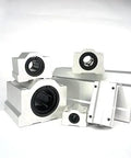 Top Tier 12Mm Long Ball Bearing Linear Slide Unit Delivering Snappy Smooth Motion And Rock Solid Durability Great For Precision Cnc Rigs And Quick Shop Upgrades With Easy Installation, showing various sizes of SCS12LUU bushing blocks.