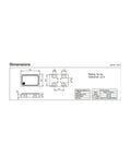 Technical diagram of Ten Pack Active Patch Crystal 5032 Oscillator 22 MHz 22.000 MHz, 5 By 3.2 Mm Size, dimensions and connections