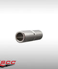 Stainless Steel Spanner Bushing For Industrial Caster Wheels One Half Inch Inside Diameter Three Quarter Inch Outside Diameter Two Point Four Five Three One Inch Length Built To Last Durable Corrosion Resistant Easy Fit, side view