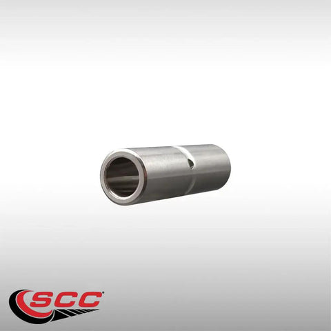 Stainless Steel Spanner Bushing For Industrial Caster Wheels One Half Inch Inside Diameter Three Quarter Inch Outside Diameter Two Point Four Five Three One Inch Length Built To Last Durable Corrosion Resistant Easy Fit, side view