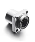 Square Flange Linear Bushing LMIK12UU For Smooth Motion Boss Level Precision Systems Interchangeable LM Linear Bearing mounted on shaft